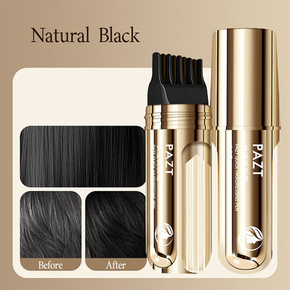 2 en 1 peine de tinte de cabello conveniente para cabello gris