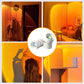 Lámpara de proyección LED con efecto de puesta de sol, ideal para fotografía, selfies, fiestas, hogar, dormitorio, bodas, camping, San Valentín, Halloween, Navidad.