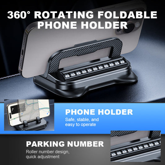 Soporte Plegable para Celular con Rotación 360°