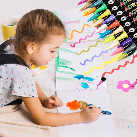 Kit de rotuladores acuarelables de doble punta y doble color