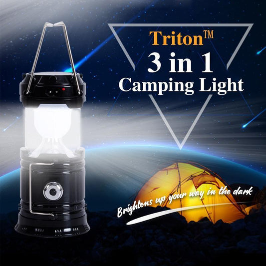 🔥Ofertas de venta caliente💥 Linterna de camping con llama LED 3 en 1