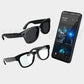 Gafas inteligentes con IA, ChatGPT, cámara de 8 MP y grabación de vídeo 4K HD 1200P, traducción en tiempo real a más de 160 idiomas, Bluetooth 5.4, audio Hi-Fi y control de música; gafas de sol inteligentes con grabación de vídeo para llevar