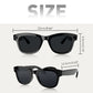Gafas inteligentes con IA, ChatGPT, cámara de 8 MP y grabación de vídeo 4K HD 1200P, traducción en tiempo real a más de 160 idiomas, Bluetooth 5.4, audio Hi-Fi y control de música; gafas de sol inteligentes con grabación de vídeo para llevar
