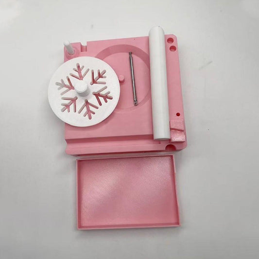 Caja organizadora de carrete de hilo portátil