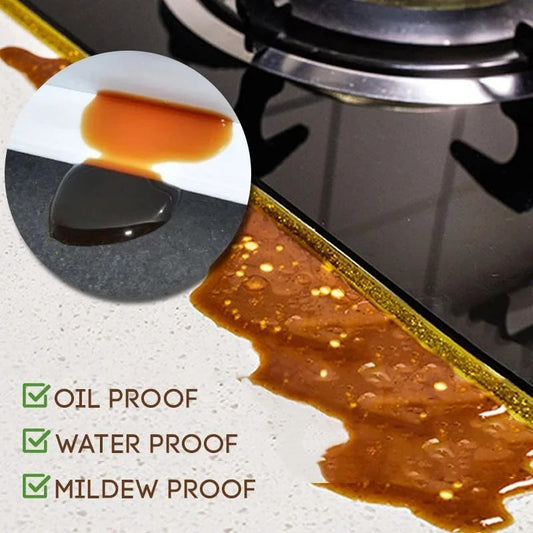 🔥 Buy 2 Get 1 Free🔥🏠Ceramic Tile Gap Mildewproof Waterproof Self-Adhesive Caulk Strip 🛠️✨