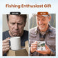 🎣Taza de café de cerámica con temática de pesca🎣
