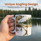 🎣Taza de café de cerámica con temática de pesca🎣