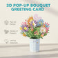 3D Pop-Up Bouquet Greeting Card