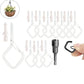 🛠️¡50% DE DESCUENTO AHORA! 🔒20 piezas Ganchos Cuadrados con Cierre de Seguridad – Resistentes y Versátiles para Luces, Plantas y Decoración