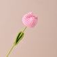 Flores de tulipán tejidas a mano para decoración del hogar