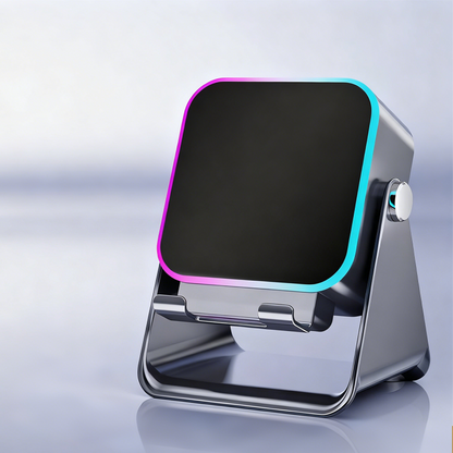 Altavoz Bluetooth Inalámbrico 5 en 1 con Carga Inductiva y Soporte Ajustable para Teléfono✈️