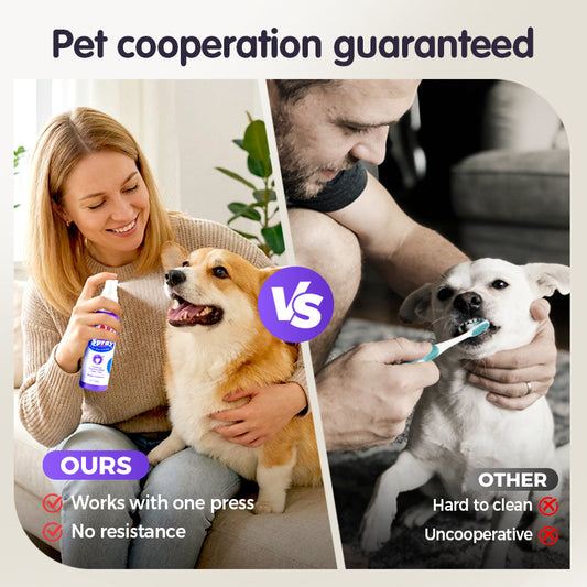 🔥🔥¡50 % de descuento por tiempo limitado!🔥🔥DentaClean Spray limpiador de dientes para mascotas
