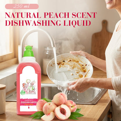 🍑líquido lavavajillas natural con aroma a melocotón