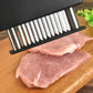 📢 ¡50% DE DESCUENTO! 🎉 Ablandador de carne con 48 cuchillas de acero inoxidable: ¡ablanda la carne en segundos! Apto para lavavajillas e incluye funda protectora. 🔪