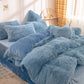 📢📢 ¡¡50 % de descuento!! ⏰ Juego de cama de felpa para el invierno: 4 piezas, cálido y acogedor ✨