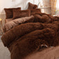 📢📢 ¡¡50 % de descuento!! ⏰ Juego de cama de felpa para el invierno: 4 piezas, cálido y acogedor ✨