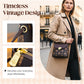 Bolso bandolera de mujer con estampado de monograma
