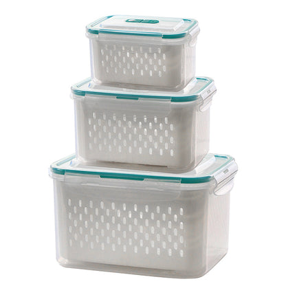 🥗 ¡50% DE DESCUENTO AHORA! 🍱 Recipiente 3 en 1 para preparar comidas: escurridor extraíble, tapa hermética y perfecto para una alimentación saludable ❄️