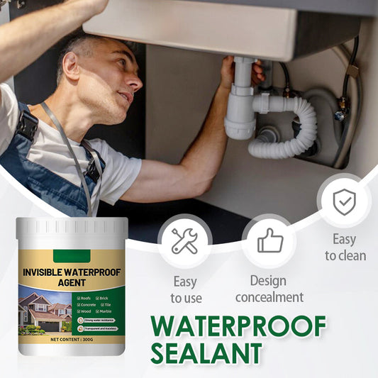 💧🛠️ Sellador impermeable transparente para reparación de fugas 🚿 No más daños por agua