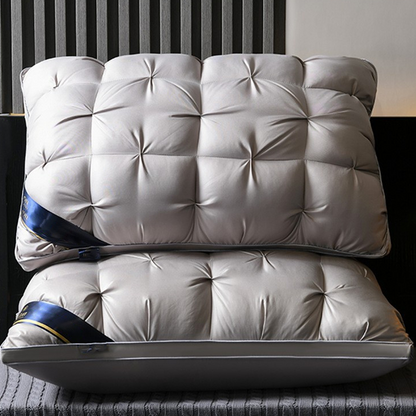 💞 Almohada cervical ergonómica lavable: transpirable y suave con costuras 3D.