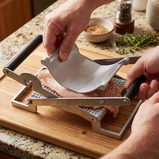 ⏰ ¡Oferta Limitada 50% OFF! 🔥 Prensa de Carne Duradera y Eficiente – Cocina Rápida y Sin Esfuerzo 🍖💪✨