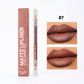 Lápiz delineador de labios mate de doble punta