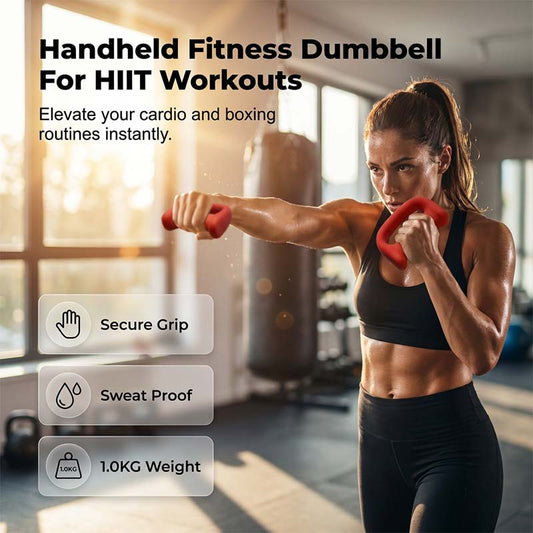 Mancuerna de mano para entrenamiento HIIT y boxeo