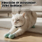 Casco transparente anti-mordeduras y protectores para las patas de los gatos