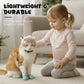 Casco transparente anti-mordeduras y protectores para las patas de los gatos