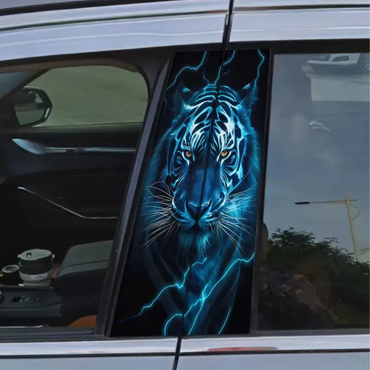 🚗 ¡50% DE DESCUENTO AHORA! ✨ Juego de pegatinas decorativas para el pilar B del coche: alto brillo, resistentes a los arañazos y perfectas para darle un toque de estilo a tu vehículo 💎