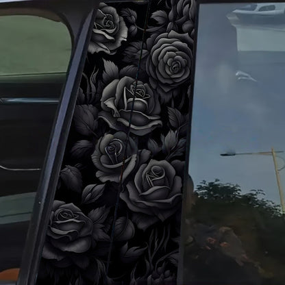 🚗 ¡50% DE DESCUENTO AHORA! ✨ Juego de pegatinas decorativas para el pilar B del coche: alto brillo, resistentes a los arañazos y perfectas para darle un toque de estilo a tu vehículo 💎