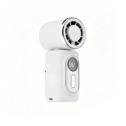🔥Ventilador portátil con clip y pantalla LED.🌬️ Ligero y con un potente flujo de aire, la pantalla LED muestra claramente el nivel de batería. Engánchalo donde quieras y mantente fresco todo el día. ¡Súper práctico!