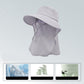 Sombrero de protección solar para exteriores con solapa para la cara y el cuello