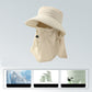 Sombrero de protección solar para exteriores con solapa para la cara y el cuello