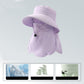 Sombrero de protección solar para exteriores con solapa para la cara y el cuello