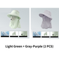 Sombrero de protección solar para exteriores con solapa para la cara y el cuello