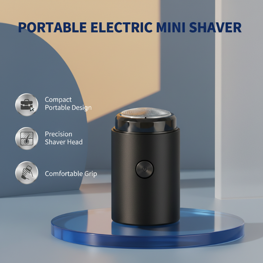 Mini afeitadora eléctrica portátil para hombres