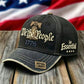 🔥Oferta por tiempo limitado 🎁🔥Gorra con bandera estadounidense bordada y efecto desgastado