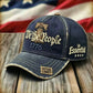 🔥Oferta por tiempo limitado 🎁🔥Gorra con bandera estadounidense bordada y efecto desgastado