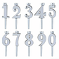 Adorno decorativo para tarta de cumpleaños con números (0-9)