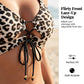 Conjunto de bikini sexy con cordones para mujer