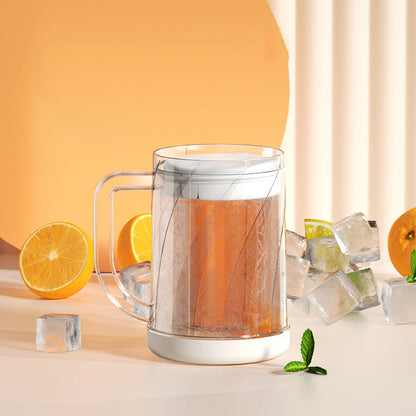 Vaso de cerveza de doble capa para enfriar el hielo