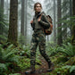 Pantalones cargo unisex clásicos de camuflaje