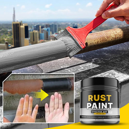 Pintura gris impermeable, resistente a los rayos UV, al desgaste y antioxidante con pincel.