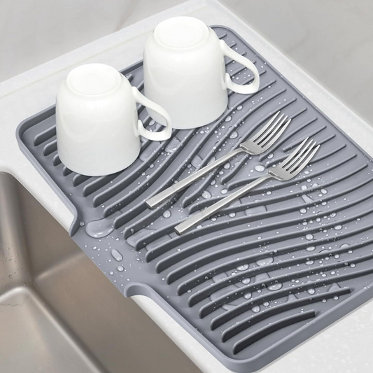 Tapete de Silicona Autodrenante para Secar Platos