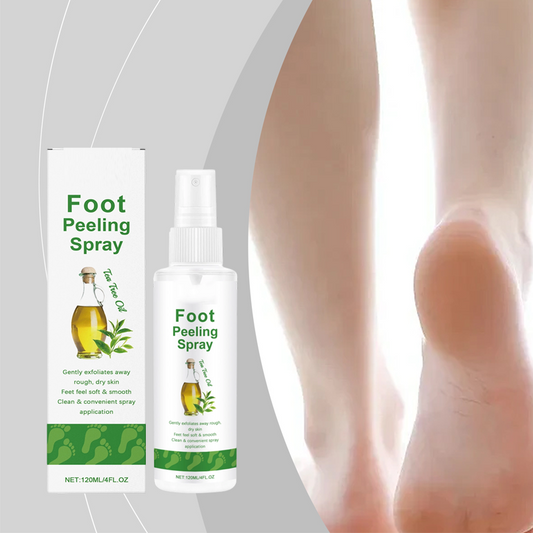 ✨ Spray exfoliante para pies con árbol de té: ¡Pies suaves como la seda en minutos! ✨