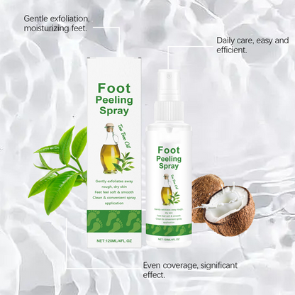 ✨ Spray exfoliante para pies con árbol de té: ¡Pies suaves como la seda en minutos! ✨