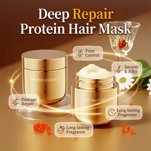 Mascarilla capilar con esencia de proteínas para cabello dañado