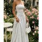 ✨ Vestido palabra de honor de lunares para mujer: ¡un imprescindible elegante para las vacaciones! ✨