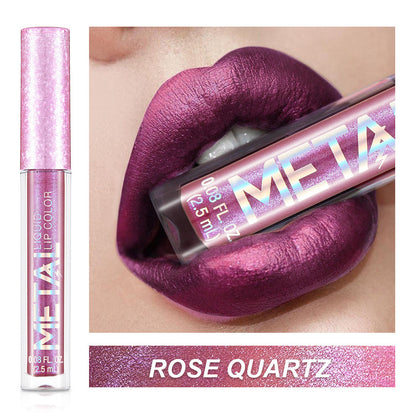 12 colores brillo labial colorido impermeable brillante y de larga duración